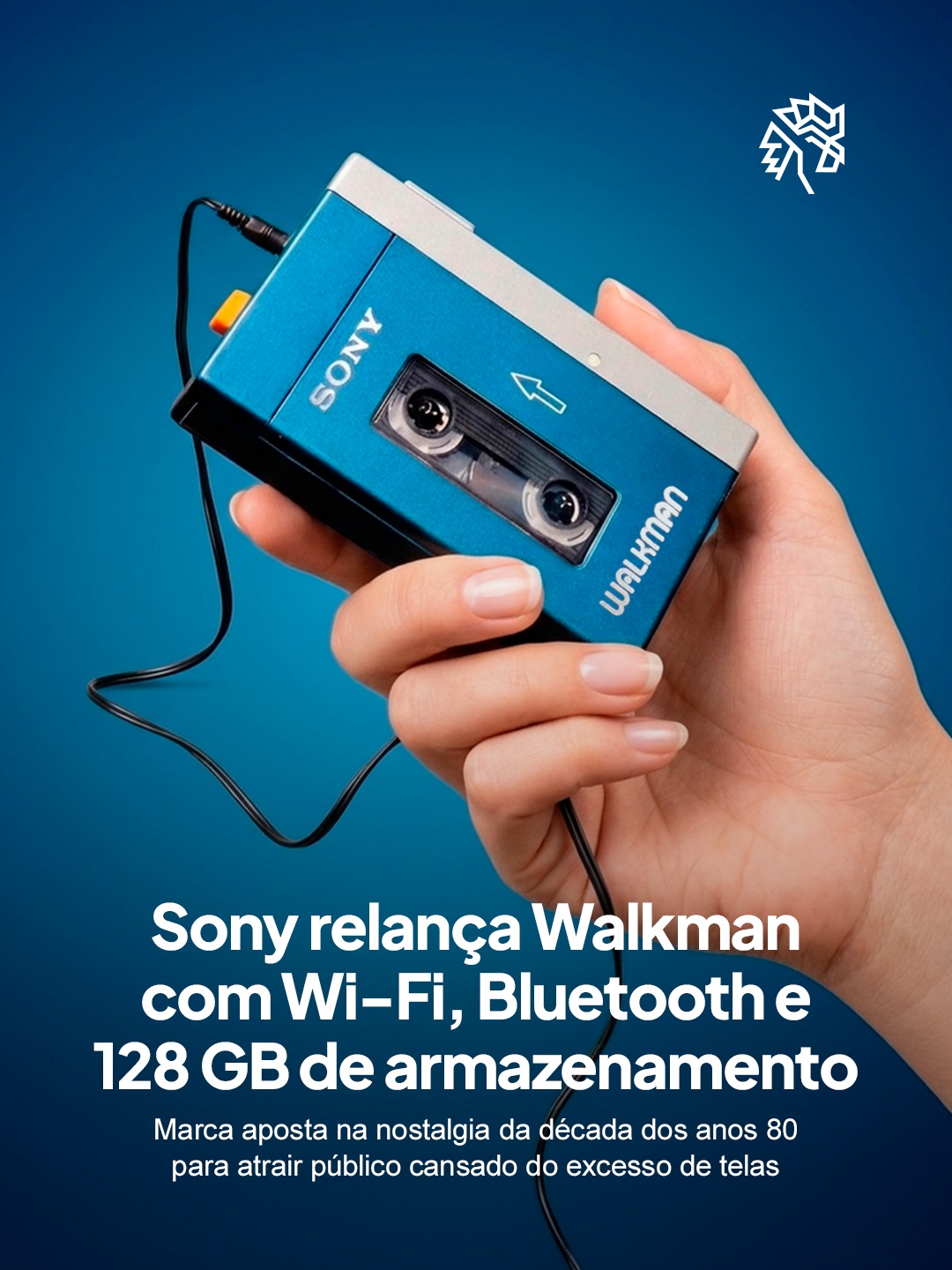 Passados 47 anos do lançamento original, o Walkman volta em um momento em que a geração Z busca formas de se desconectar do celular. Estudos apontam que boa parte dos jovens sente fadiga digital, e marcas de tecnologia começam a explorar esse desejo por experiências mais simples e analógicas.
A Sony aposta nesse movimento ao trazer de volta o design clássico do aparelho, mas incorporando conectividade sem fio, compatibilidade com áudio de alta resolução e 128 GB de armazenamento interno. A entrada USB-C substitui as pilhas do modelo antigo e conecta o produto aos hábitos de consumo atuais.
O relançamento ainda não tem preço nem data de chegada confirmados, mas já mostra como a nostalgia virou estratégia de produto, não apenas de comunicação.