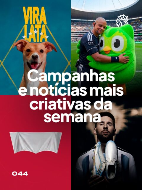 Chegou a sexta-feira e é hora de relembrar o que movimentou a comunicação nos últimos dias aqui nos @publicitarioscriativos
O Duolingo aproveitou a viralização do árbitro Wilton Pereira Sampaio falando inglês na abertura da Copa para convidá-lo a estrelar uma campanha, enquanto a Neosaldina ocupou a Times Square com o rosto de Endrick brincando com o dilema de Ancelotti na escalação da Seleção.
A CazéTV bateu seu próprio recorde com pico de 12,7 milhões de espectadores simultâneos na estreia do Brasil, consolidando o jogo como a maior transmissão de futebol da história do YouTube.
O destaque da semana ficou com a Fifa e a Levi’s. A entidade proibiu marcas não patrocinadoras nos estádios sede, mas o Levi’s Stadium leva o nome da grife, e a solução de cobrir o logo com um pano branco saiu pela culatra: a silhueta ficou tão reconhecível que virou o conteúdo orgânico mais viral do torneio.
Qual desses cases mais chamou sua atenção?