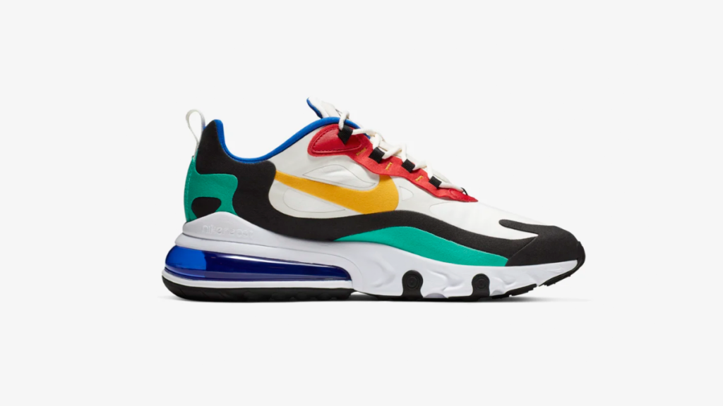 tenis nike verde e amarelo