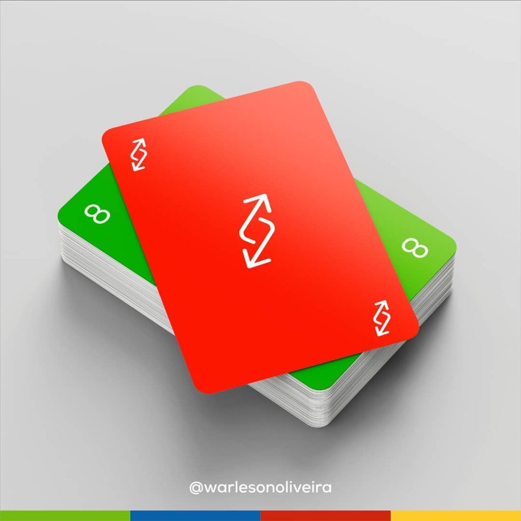 Designer redesenha cartas de UNO no estilo minimalista