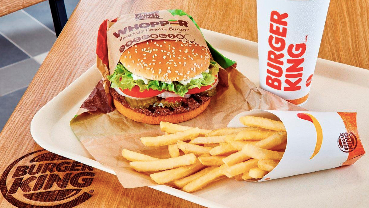 Burger King está distribuindo lanches de graça em seu aplicativo