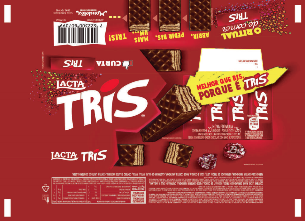 Lacta lança Tris, uma versão melhorada do Bis - Publicitários Criativos