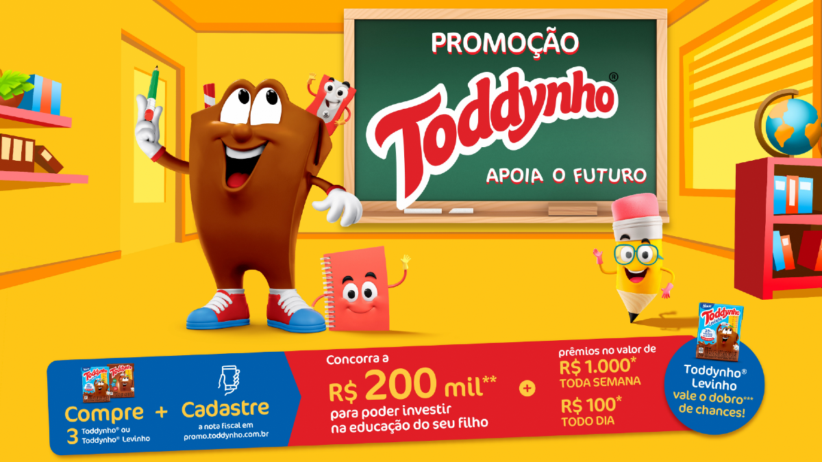 Toddynho® lança promoção que possibilita aos pais investirem na