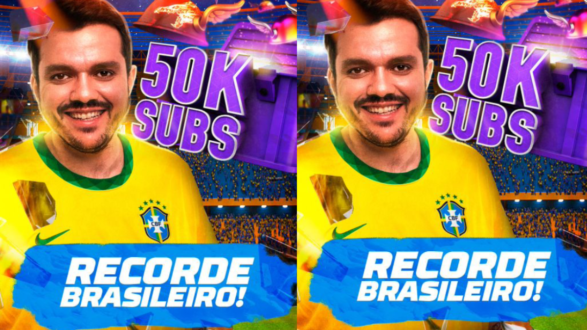 Gaules torna-se o 1º canal brasileiro a ter 50 mil inscritos na Twitch