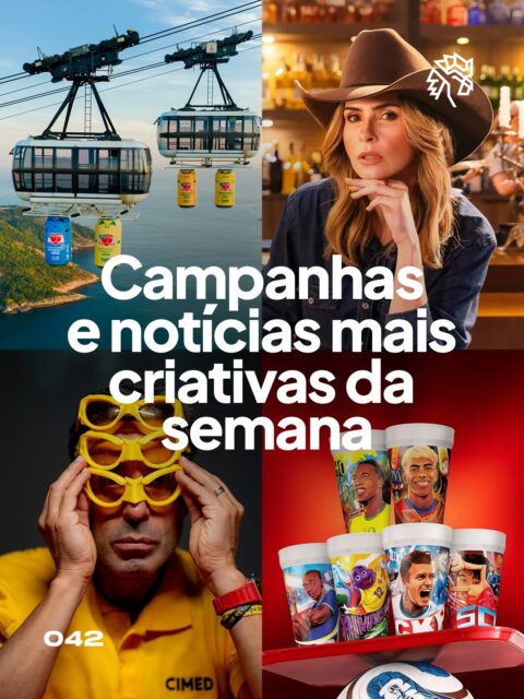 Chegou a sexta-feira e é hora de relembrar o que movimentou a comunicação nos últimos dias aqui nos @publicitarioscriativos.

O Paramount+ apostou em Ana Paula Renault para apresentar Rancho Dutton, conectando seu histórico no BBB ao universo western da franquia derivada de Yellowstone. O Guaraná Antarctica instalou cinco latas gigantes nos bondinhos do Pão de Açúcar, transformando um dos cartões-postais mais fotografados do país em mídia espontânea.

O McDonald’s usou a Copa para ir além do cardápio, lançando copos temáticos com ícones do futebol mundial e pelúcias Squishmallows no McLanche Feliz, unindo colecionismo e sazonalidade numa jogada que a rede já sabe executar bem.

Com os “óculos do hexa”, a Cimed cruzou a fronteira do farmacêutico para o universo de moda em parceria com a NJR Eyewear, apostando no amarelo vibrante e na linguagem urbana do futebol. O produto dividiu opiniões e gerou debate, e a discussão em torno do seu design diz muito sobre o que acontece quando uma marca decide sair do seu território.

Qual desses cases mais chamou sua atenção?