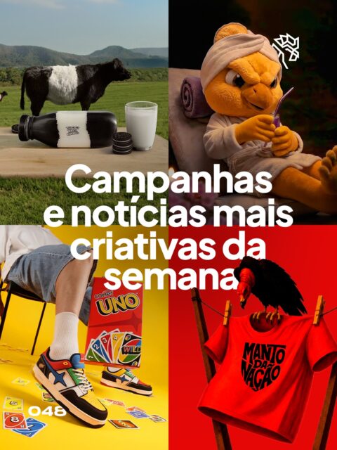 Chegou a sexta-feira e é hora de relembrar o que movimentou a comunicação nos últimos dias aqui nos @publicitarioscriativos.
A C&A reposicionou uma de suas marcas próprias, pensada para quem transita entre a academia e o escritório sem trocar de roupa, enquanto a Chupa Chups leva sua identidade para o universo dos creators com um microfone em formato de pirulito, entregue a parceiros para gravações de conteúdo.
Uma raça de vaca que carrega o mesmo padrão preto e branco da bolacha Oreo virou campanha de leite, unindo a coincidência à criação de um novo produto no México em parceria com a marca Santa Clara.
O destaque da semana fica com o concurso “Manto da Nação”. O Flamengo oferece R$ 10 mil para que a própria torcida desenhe o novo uniforme, dividindo opiniões sobre o valor do prêmio e colocando em debate até onde uma marca pode se apropriar da criatividade do público sem parecer negativa.
Qual desses cases mais chamou sua atenção?
