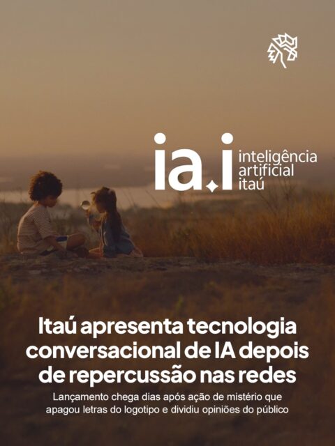 Dias atrás, o Itaú apagou as letras T e U do próprio logotipo, tanto nos perfis oficiais quanto em fachadas de agências, e usou celebridades e criadores de conteúdo para alimentar a especulação em torno do enigma.
Agora, o banco revela o filme “ia.i: um novo jeito de conversar com o banco”, apresentando a nova tecnologia conversacional baseada em inteligência artificial.
O caminho até a revelação gerou debate nas redes sociais e deixou parte do público com uma percepção negativa sobre a nova ferramenta antes mesmo do lançamento oficial.