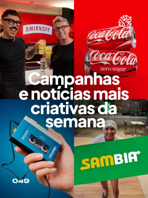 Chegou a sexta-feira e é hora de relembrar o que movimentou a comunicação nos últimos dias aqui nos @publicitarioscriativos.

Duas empresas decidiram jogar com o próprio nome, Filipe Ret riscou a Superbet e virou “Super Ret” no palco da Flu Fest, enquanto a Subway topou o apelido “Sambia” e levou a autora do meme para provar a linha Brasilidades.

Ayrton Senna segue influenciando estilo décadas depois das pistas, e a New Era transformou esse legado em coleção de bonés com cores do automobilismo, misturando o esportivo e o urbano em peças que chegam às lojas no fim de julho.

O destaque vai para a Coca-Cola, que apresenta nova identidade  e reposicionamento de marca aplicados globalmente a embalagens, pontos de venda e canais digitais, sem tocar no logotipo, mudança que já divide opiniões entre quem aprovou e quem sentiu falta de mais ousadia.