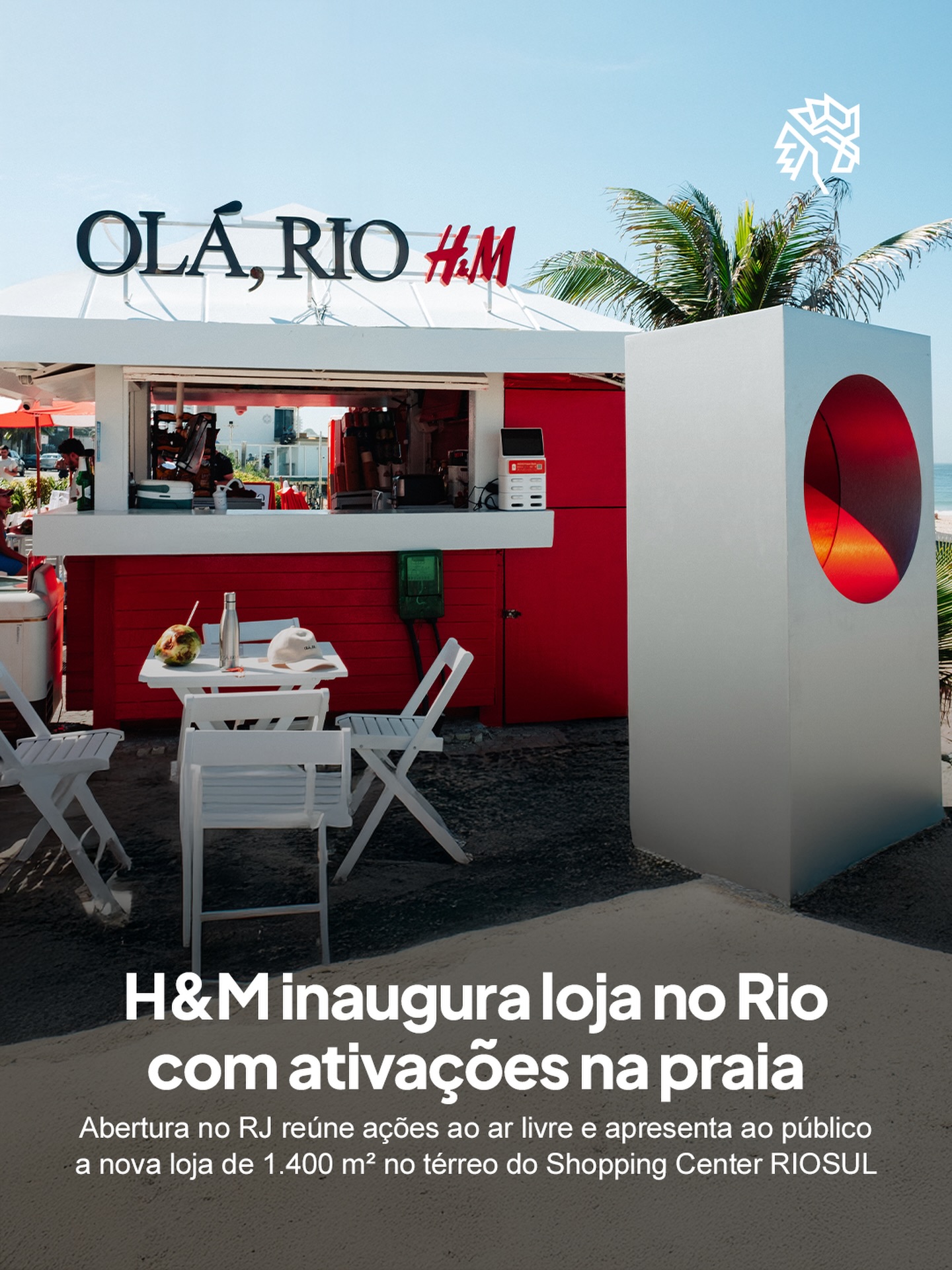 A H&M começa a construir sua chegada ao Rio de Janeiro antes mesmo da abertura oficial, ocupando diferentes pontos da cidade com ativações que aproximam a marca do cotidiano carioca. A estratégia transforma o lançamento em uma experiência distribuída e conectada com o público.

As iniciativas combinam moda, música e atividades esportivas que exaltam o espírito da cidade, criando uma relação direta com a cultura local enquanto ampliam presença em espaços como a praia e projetos musicais. A proposta vai além do varejo e reforça um posicionamento mais próximo das pessoas.

O movimento antecipa a inauguração da primeira loja da H&M no Rio de Janeiro, marcada para o dia 25 de abril, no RIOSUL Shopping Center, consolidando a chegada da marca com uma construção gradual de relevância e conexão.