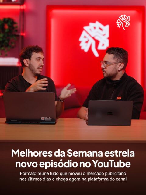 Saiu um novo episódio aqui no canal! O formato Melhores da Semana traz os principais cases que movimentaram o mercado publicitário nos últimos dias, reunidos direto na tela do YouTube.

Assista agora ao episódio completo (link na bio) e acompanhe de perto tudo que rendeu conversa na comunicação essa semana.