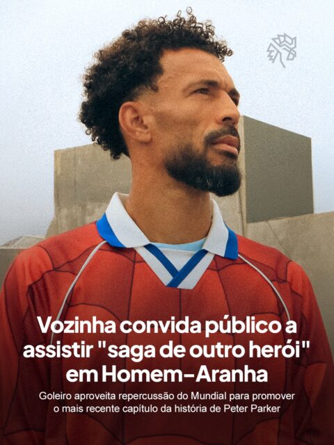 O conceito de herói ganhou um novo significado depois que Vozinha, goleiro de Cabo Verde, se tornou um dos nomes mais lembrados do último Mundial. Essa repercussão virou ponte para apresentar outro personagem que carrega o mesmo peso simbólico nas telonas.

No vídeo, o atleta caminha pelo Campo do Bitim, em São Vicente, e reflete sobre o que define um herói: não os poderes, mas a disposição de proteger algo maior. Depois veste uma camisa temática e passa o bastão para Peter Parker, brincando que pode poupar cenas, mas não spoilers, e reforçando o convite para assistir a "Homem-Aranha: Um Novo Dia" nos cinemas.

Ao emprestar sua própria história para apresentar outra, ele transforma a despedida do futebol em ponte natural para o cinema.