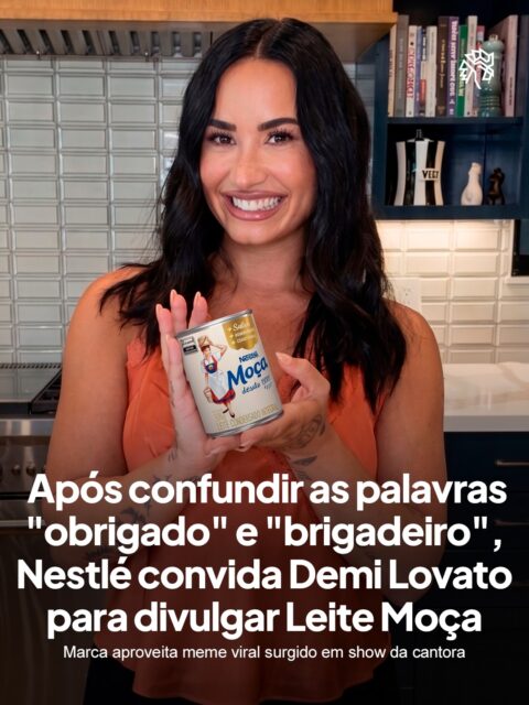 A Nestlé encontrou na turnê brasileira de Demi Lovato o gancho perfeito para uma ação sob medida. A passagem da cantora pelo país já rendia repercussão antes mesmo do show deste sábado, 12 de setembro, no Palco Mundo do Rock in Rio.
Tudo começou quando a artista tentou dizer “obrigado” ao público e acabou soltando “brigadeiro” por engano. A marca enxergou a oportunidade e escalou Demi Lovato para estrelar uma publi preparando a receita do doce utilizando o Leite Moça, unindo humor, timing e reconhecimento internacional em uma só peça.
A ação mostra como marcas atentas ao imprevisto conseguem transformar um momento espontâneo em conteúdo relevante e altamente compartilhável.