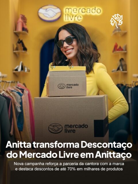 A pesquisa de preço virou hábito antes de qualquer compra, e é dentro desse comportamento que o Mercado Livre encontra espaço para reforçar sua comunicação. A marca aposta na imagem de uma consumidora atenta, que compara ofertas e busca o melhor negócio antes de fechar o carrinho.
No filme, Anitta percorre categorias como moda, beleza, casa e decoração, bem-estar e tecnologia, apresentando descontos de até 70% em produtos selecionados. A promoção segue até 19 de julho, com frete grátis a partir de R$19 e parcelamento em até 24 vezes sem juros no cartão de crédito do Mercado Pago.
A troca de nome reforça a confiança do Mercado Livre na conexão entre a artista e o consumidor, ampliando uma parceria que já atravessa todo o ecossistema da companhia.