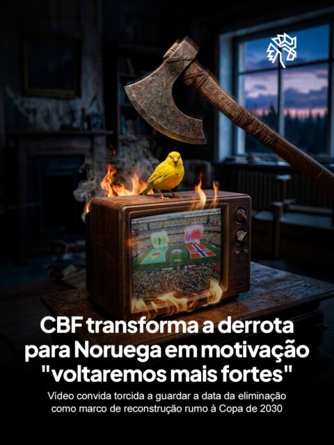 A maioria das federações esportivas ao redor do mundo lida com eliminações precoces por meio de silêncio institucional e comunicados técnicos, evitando expor o público a qualquer sentimento além da lamentação.
A CBF decidiu romper com esse padrão. O filme publicado nas redes sociais mistura cenas dos jogos da Copa do Mundo com imagens dos atletas e dos torcedores, pedindo para reconhecer cinco de julho como o início de uma nova jornada sob o lema “voltaremos mais fortes”.
A narrativa admite a dor da queda diante da seleção norueguesa, mas a reposiciona como ponto de partida rumo ao próximo Mundial.