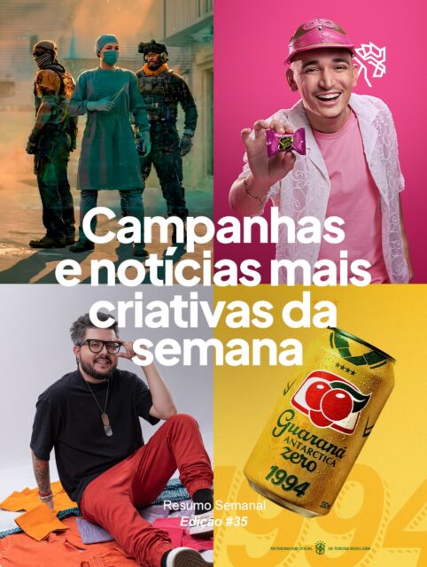 Chegou a sexta-feira e é hora de relembrar o que movimentou a comunicação nos últimos dias aqui nos @publicitarioscriativos.

Entre memória e emoção, marcas exploraram conexões afetivas para ganhar relevância. O Guaraná Antarctica revisita títulos históricos da Seleção criando latas inspiradas nas camisas campeãs do Mundo, ao mesmo tempo Sonho de Valsa aposta em João Gomes para traduzir sentimentos cotidianos ligados ao amor, aproximando o discurso de vínculos reais e gestos simples.

A nostalgia segue em alta e aparece com força ao longo da semana, com a Restaura Jeans retomando o universo emo e convidando Pe Lanza como símbolo desse movimento em campanha ligada às calças coloridas e a um “restart” no estilo, em paralelo a Piracanjuba transforma novamente suas embalagens em mensagem de conscientização, levando informação sobre autismo ao dia a dia dos brasileiros com textos diretos e acessíveis.

No destaque da semana, a UNOESTE se integra ao universo do Counter-Strike à formação médica de sua grade curricular ao relacionar a lógica dos jogos com habilidades cirúrgicas como precisão e tomada de decisão, criando abordagens que conectam educação, tecnologia e cultura gamer de forma criativa e surpreendente.

Qual desses cases mais chamou sua atenção?