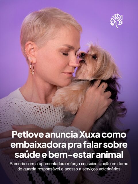 Xuxa Meneghel carrega há décadas uma imagem associada ao cuidado e à proteção, construída ao longo de sua trajetória na televisão. Esse repertório abre espaço para conexões com marcas que buscam reforçar mensagens de responsabilidade e afeto.
A parceria já está no ar, com ações em canais digitais, redes sociais e pontos de venda. Xuxa participa de iniciativas sobre saúde preventiva e guarda responsável, além da dinâmica #NavePetlove, que convida tutores a caracterizar seus pets com o tema da Nave da Xuxa.
A companhia informou que toda a ativação segue orientações de conforto e segurança para os animais envolvidos.
