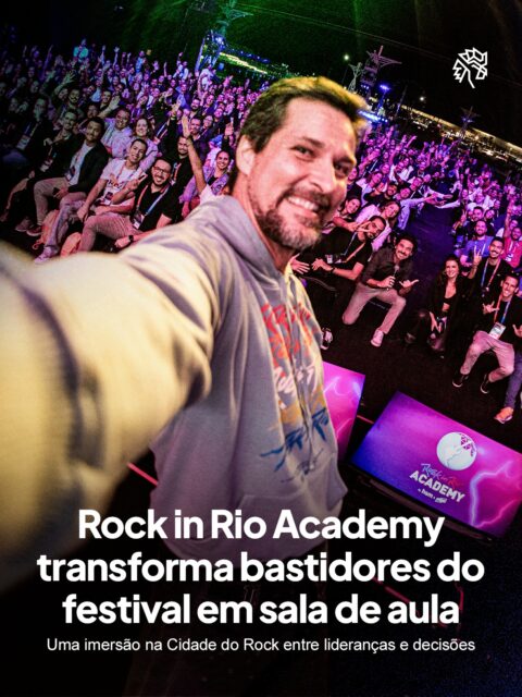 O Rock in Rio já é conhecido como o maior festival de música e entretenimento do mundo, mas o que poucos veem é que ele também funciona como uma sala de aula a céu aberto, com aprendizado acontecendo em cada canto da operação.
Por trás de um evento desse porte existem milhares de decisões, pessoas, processos e desafios acontecendo ao mesmo tempo, e é justamente essa engrenagem que o Rock in Rio Academy, parceria entre HSM Educação Executiva e Provoke, transforma em aprendizado prático, conectando estratégia, marketing, produção, inovação e liderança a partir de vivências reais de quem faz o festival acontecer.
A proposta converte a complexidade de um dos maiores palcos do planeta em conteúdo aplicável para qualquer profissional. A imersão acontece no dia 9 de setembro, na própria Cidade do Rock. Para saber mais, é só acessar o perfil da @provoke.club e clicar no link da bio.