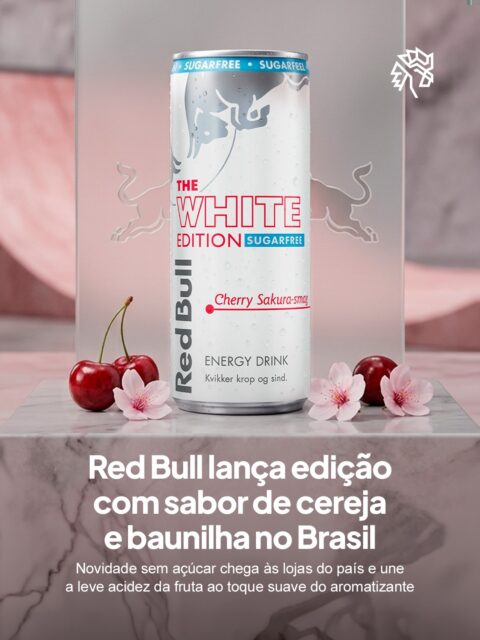 Sabores que remetem à infância ganham espaço no mercado de energéticos, e Red Bull entra nessa onda unindo frutas vermelhas a notas adocicadas. O movimento busca atrair consumidores que querem novidade sem abrir mão do zero açúcar.

Lata de 250 ml vem só na versão sem açúcar e une a acidez da cereja à doçura da baunilha. Lançamento segue a estratégia de edições especiais da marca, que já trouxe a Summer Edition Nectarina e a Winter Edition Blueberry & Baunilha.

Renovação constante do cardápio de sabores mantém o consumidor curioso e disposto a experimentar cada lançamento. É essa rotatividade que sustenta o interesse pela categoria.