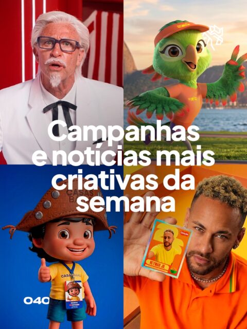Chegou a sexta-feira e é hora de relembrar o que movimentou a comunicação nos últimos dias aqui nos @publicitarioscriativos.
A convocação da Seleção Brasileira virou uma grande vitrine para campanhas aproveitarem um assunto que já dominava a atenção do público. Enquanto a Serasa transformou os 24 anos sem o hexa em uma “dívida emocional”, o KFC apostou em Craque Neto como “Coroneto Sanders”, misturando futebol, humor e suas famosas cornetadas.
Seguindo outro caminho criativo, marcas também buscaram força em elementos já conhecidos do público para construir novas narrativas. A Casas Bahia recuperou a versão clássica do Baianinho e reforçou uma nova fase da comunicação ao lado de João Gomes.
O grande destaque da semana fica com Neymar, que respondeu a campanha do Burger King sobre sua ausência no álbum da Copa com bom humor e no time correto.
Qual desses cases mais chamou sua atenção?