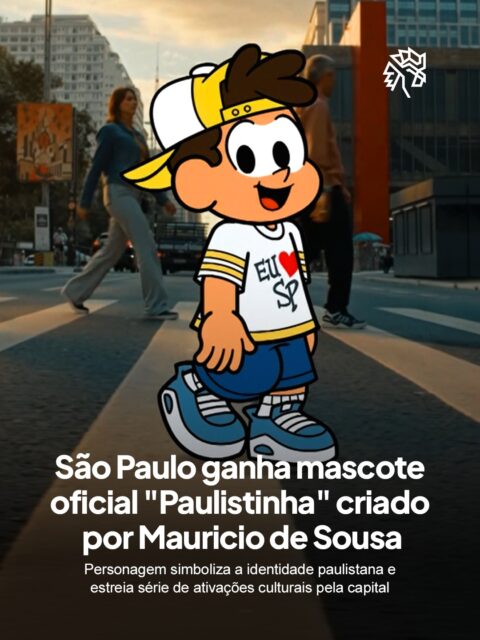 O personagem animado criado por Mauricio de Sousa, autor da Turma da Mônica, representa a cultura e a identidade paulistana em forma de desenho. O Paulistinha também será usado em uma série de ativações que vão ocupar diferentes espaços do município nos próximos meses.

Entre as ações previstas estão uma exposição urbana com 91 esculturas espalhadas por parques, bibliotecas, centros culturais e praças, além de oficinas literárias, ações educativas e distribuição gratuita de livros e gibis.

A escolha de Mauricio de Sousa como criador do novo mascote integra uma homenagem aos 90 anos do cartunista, que vive na cidade desde 1954. Os estúdios da MSP, onde nascem as histórias da Turma da Mônica, também ficam na capital paulista.