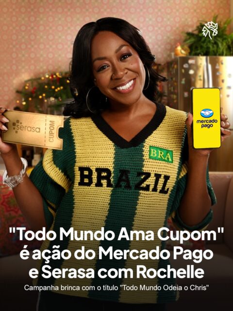Nessa data dupla 9.9, que já virou marca registrada para compras no Brasil e no mundo, a Serasa aproveita o momento para divulgar benefício duplo para quem quer negociar sua dívida. A marca dá continuidade à campanha estrelada por Tichina Arnold, intérprete de Rochelle em "Todo Mundo Odeia o Chris", mantendo até a voz original da dublagem brasileira com Guilene Marques.
Com o Mercado Pago como parceiro da ação, o vídeo mostra a personagem descobrindo que negociando a dívida ela leva não uma, mas duas vantagens ao mesmo tempo, e vibra ao perceber o dobro: "agora eu tenho dois cupons". A promessa vale só nesse dia do ano, com desconto de até quinhentos reais para quitar pendências e crédito liberado para o Mercado Livre ao pagar com o cofrinho do Mercado Pago. O jingle de encerramento resume o conceito com o bordão "todo mundo ama cupom, em dobro", batizando oficialmente essa fase da ação.
Ao repetir a fórmula com data fixa e recompensa dupla, as duas empresas mostram como unir forças pode transformar um compromisso financeiro em hábito de calendário para o consumidor.