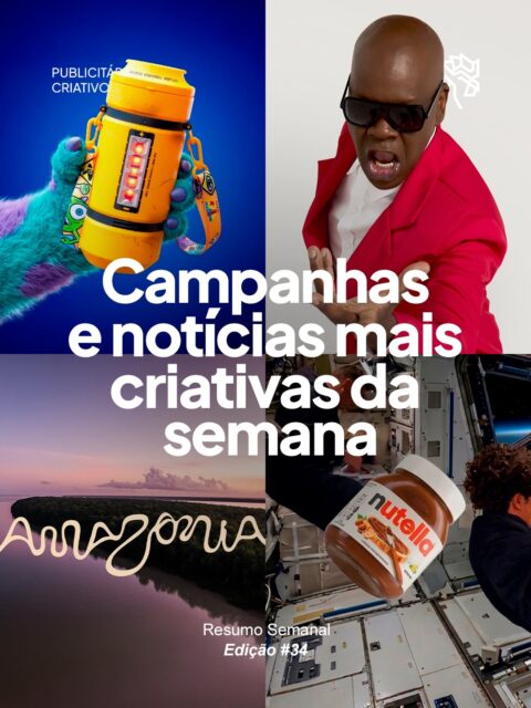 Chegou a sexta-feira e é hora de relembrar o que movimentou a comunicação nos últimos dias aqui nos @publicitarioscriativos.

Entre pensamento estratégico e alcance orgânico, a semana mostrou dois movimentos interessantes. De um lado, Philip Kotler anunciou o Marketing 7.0, colocando a IA no centro das decisões nessa nova era da comunicação. Em outra notícia fora do planeta, literalmente, um pote de Nutella surgiu na Artemis II e viralizou ao transformar um momento inesperado em exposição global para a Ferrero.

A Amazônia ganhou um novo sistema visual baseado nas curvas reais de seus rios, conectando geografia e linguagem de forma original e consolidando uma das identidades mais fortes e expressivas dos últimos tempos. Enquanto isso, He-Man surge como para-raios gigante de 6 metros no centro de São Paulo, ativando memória afetiva para anunciar o novo filme.

Mas quem realmente dominou a atenção foi o retorno de Sebastian, rosto marcante da publicidade dos anos 90. Com a campanha “Vai de Jeans”, da Montreal, a marca transforma nostalgia em relevância atual e mostra como ícones bem trabalhados seguem gerando conexão e valor.

Qual desses cases ou notícias mais chamaram sua atenção essa semana?