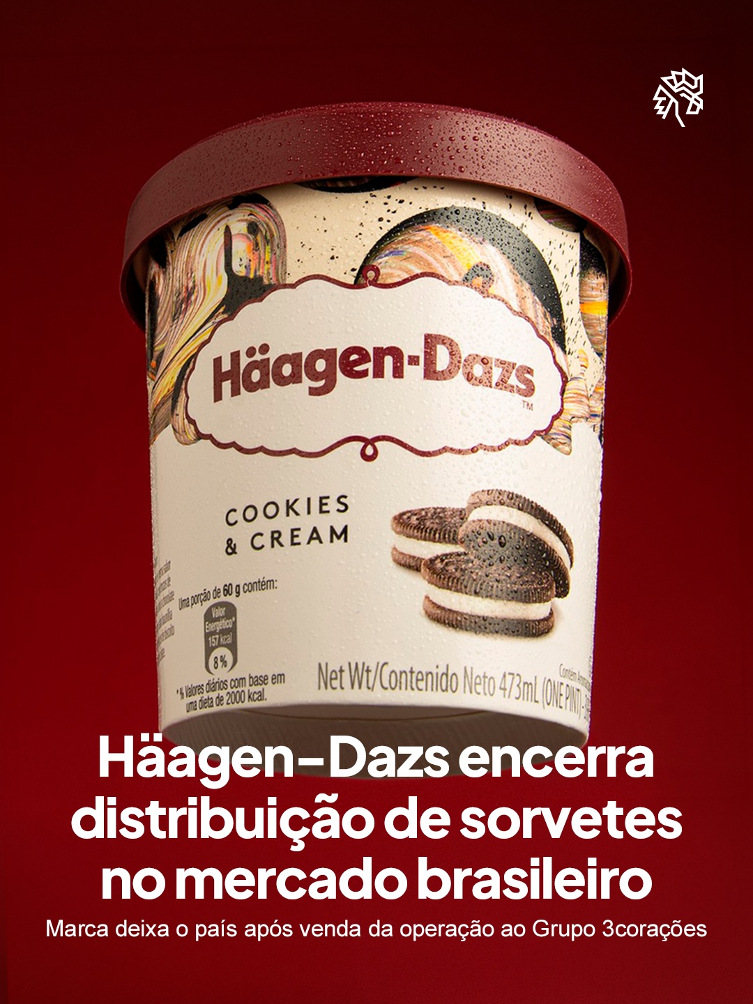 Fundada nos Estados Unidos em 1961, a marca desembarcou no Brasil em 1997 e chegou a manter uma rede de lojas próprias até 2018, construindo um posicionamento ligado ao consumo premium no país.
A General Mills confirmou o fim das vendas nos canais de varejo e nos pontos de distribuição parceiros, encerrando oficialmente a presença comercial da marca por aqui. O movimento integra um acordo fechado há cinco meses, no qual o Grupo 3corações assumiu a operação brasileira da companhia, incluindo as marcas Yoki e Kitano, por cerca de R$ 800 milhões.
A saída reforça o plano de reformulação de portfólio anunciado pela companhia americana, que optou por concentrar recursos fora do segmento de sorvetes premium no país.
