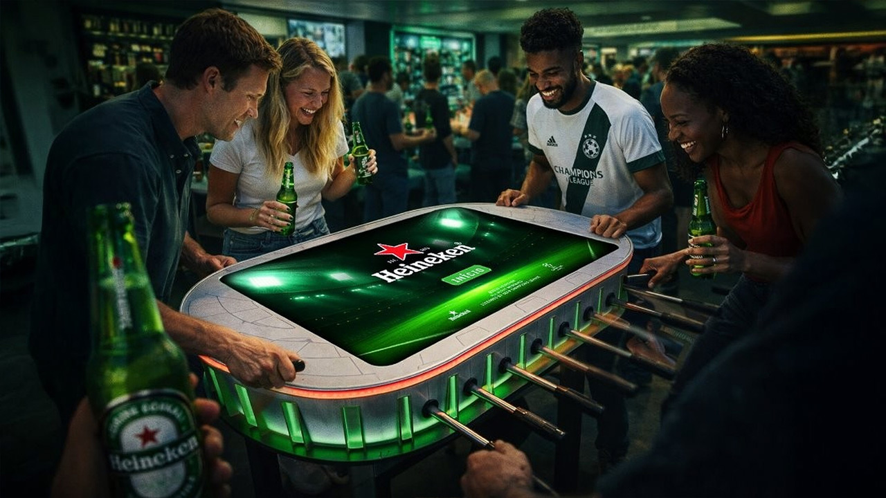 Heineken Proporciona Experiência Única da UEFA Champions League em Bares Brasileiros