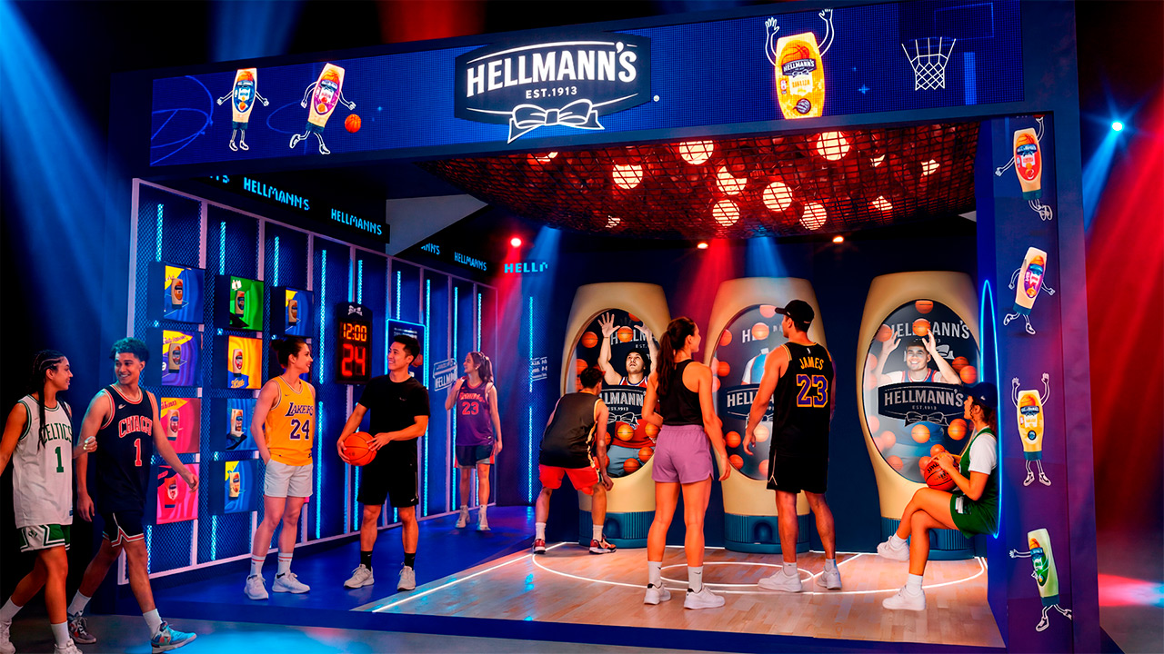 Hellmann's Inova com Ativações Interativas na NBA House 2026