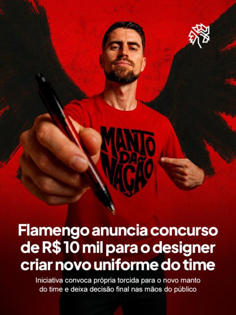 Para o torcedor rubro-negro, vestir o manto é quase um ato de pertencimento, e o Flamengo decidiu transformar esse sentimento em protagonismo real. Em vez de apenas anunciar um novo uniforme, o clube abre espaço para que a própria Nação assine a peça que vai representá-la dentro de campo.
O projeto "Manto da Nação" convida qualquer torcedor maior de idade a desenhar a camisa seguindo um briefing oficial do clube. Uma comissão interna faz a curadoria das melhores propostas, mas quem escolhe o vencedor é a própria torcida, em votação popular.
Até o dia 9 de agosto, o projeto recebe as inscrições, e mais informações sobre como participar estão disponíveis em mantodanacao.flamengo.com.br