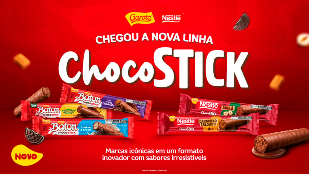 Descubra o CHOCOSTICK: A Nova Sensação em Chocolates da Nestlé e Baton