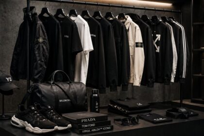 Peças de streetwear e acessórios inspirados pela cultura do futebol moderno