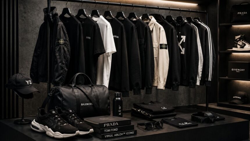Peças de streetwear e acessórios inspirados pela cultura do futebol moderno